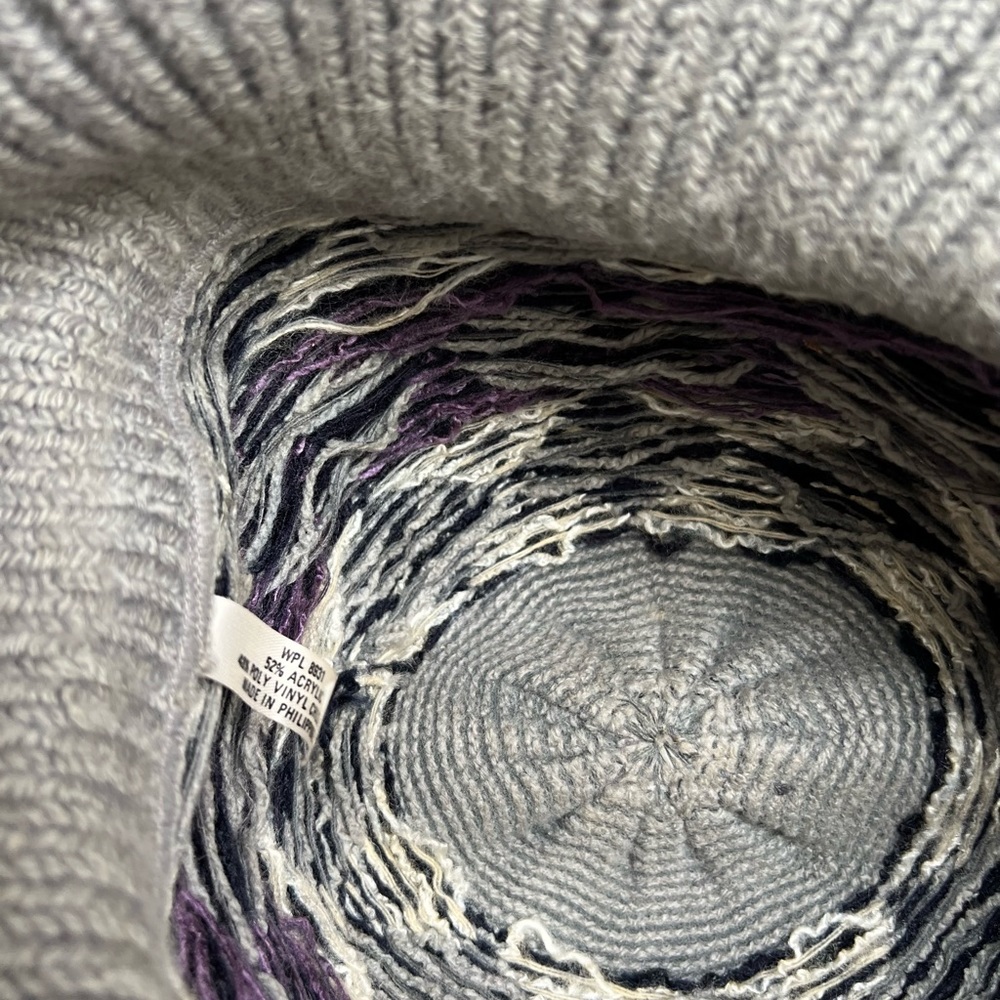 Vintage Argyle Knit Bucket Hat - Picture 2 of 5